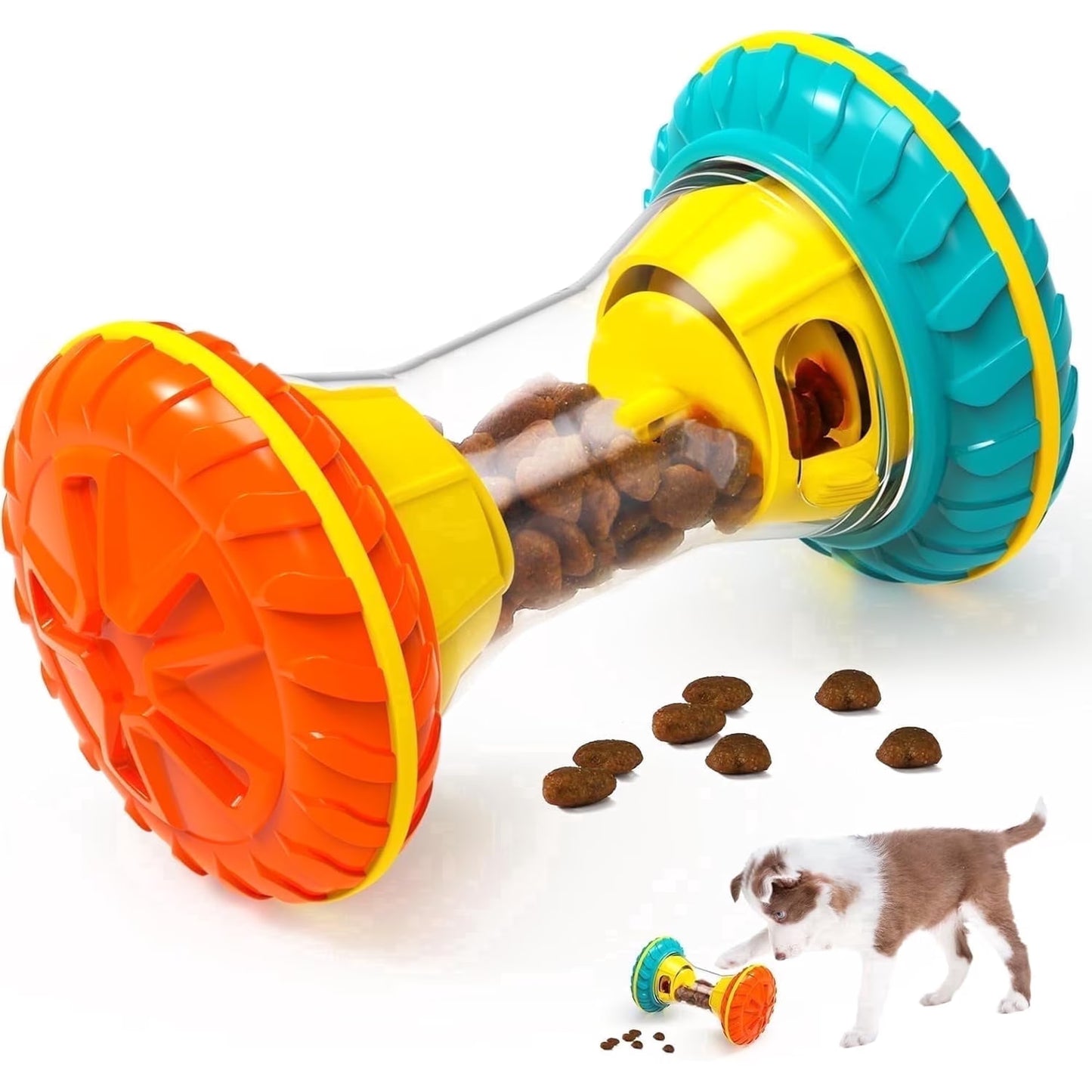 Interactive Dog Treat Puzzle Toy