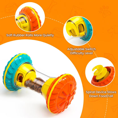 Interactive Dog Treat Puzzle Toy